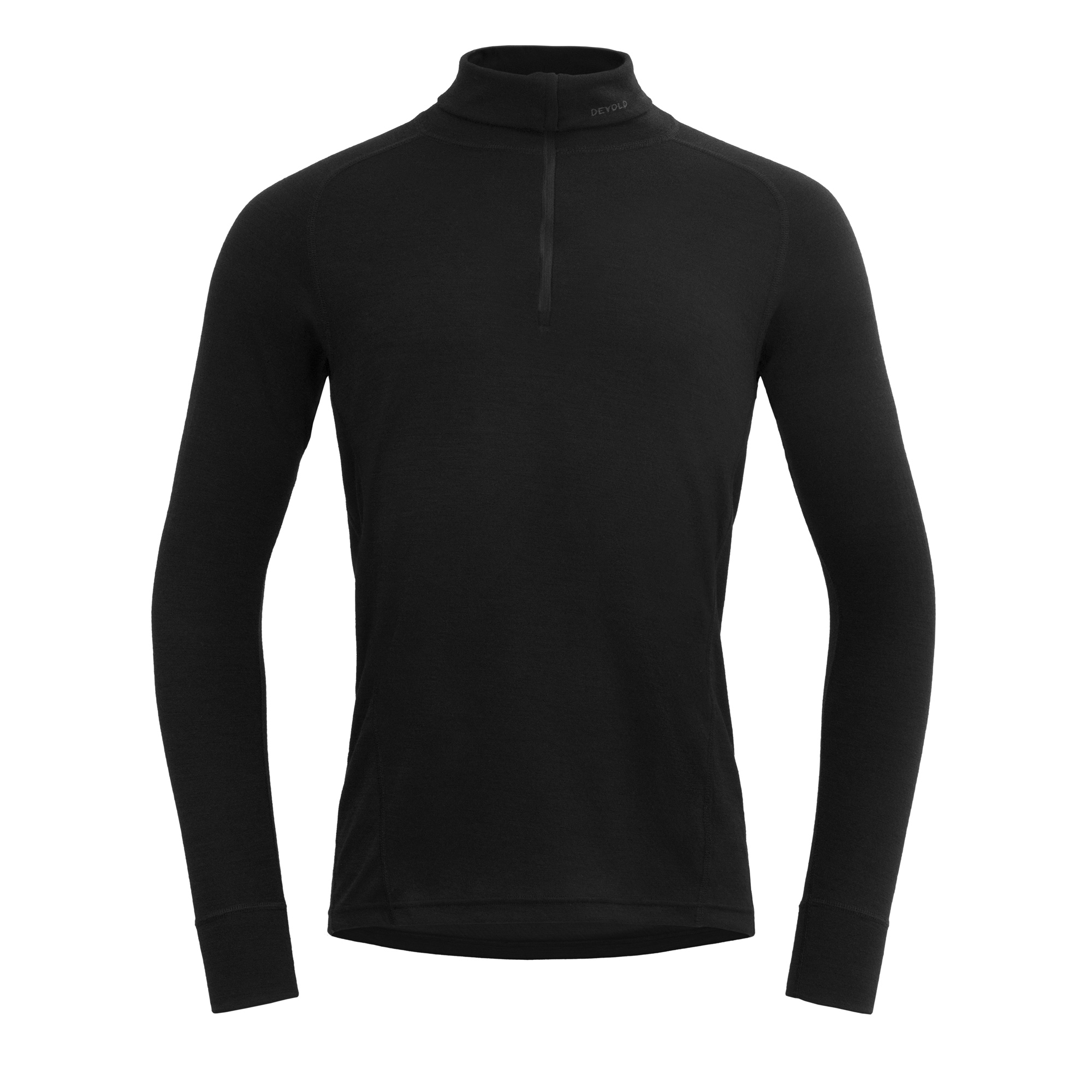 Devold tričko Duo Active Merino 205 Z.Neck black Velikost: L