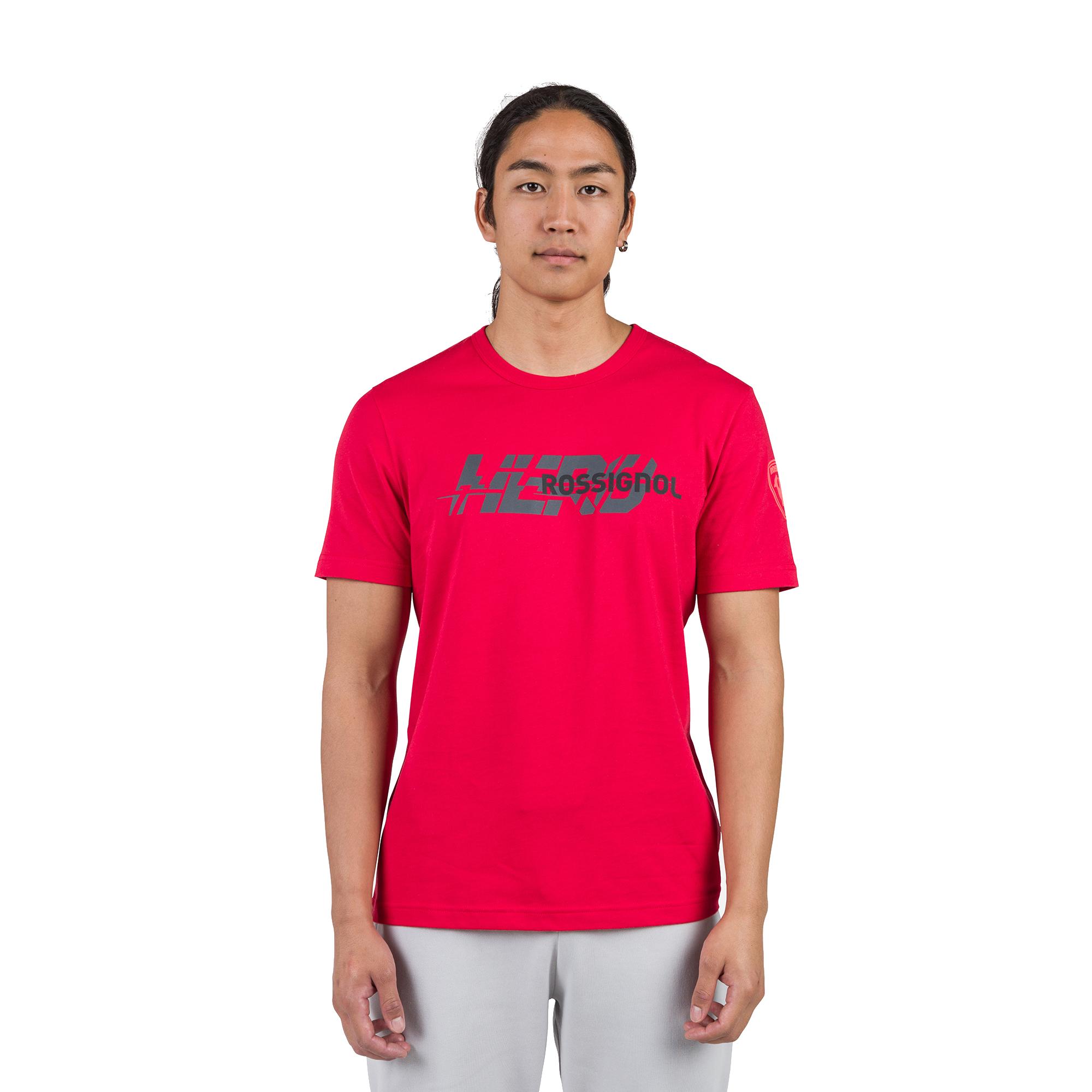 Rossignol tričko New Hero Graphic Tee sports red Velikost: M
