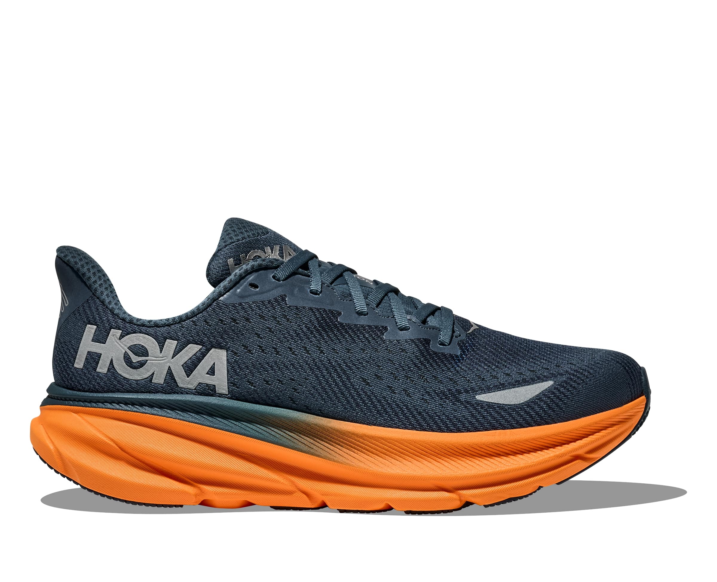 Hoka One One obuv Clifton 9 Gtx stormy skies orange zest Velikost EU: 46 2/3