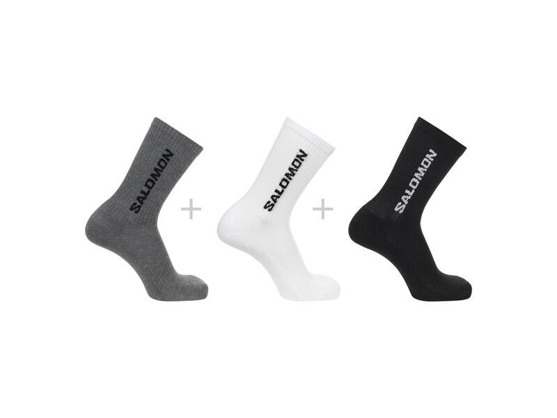 Salomon ponožky Everyday Crew 3-Pack black white Velikost: M