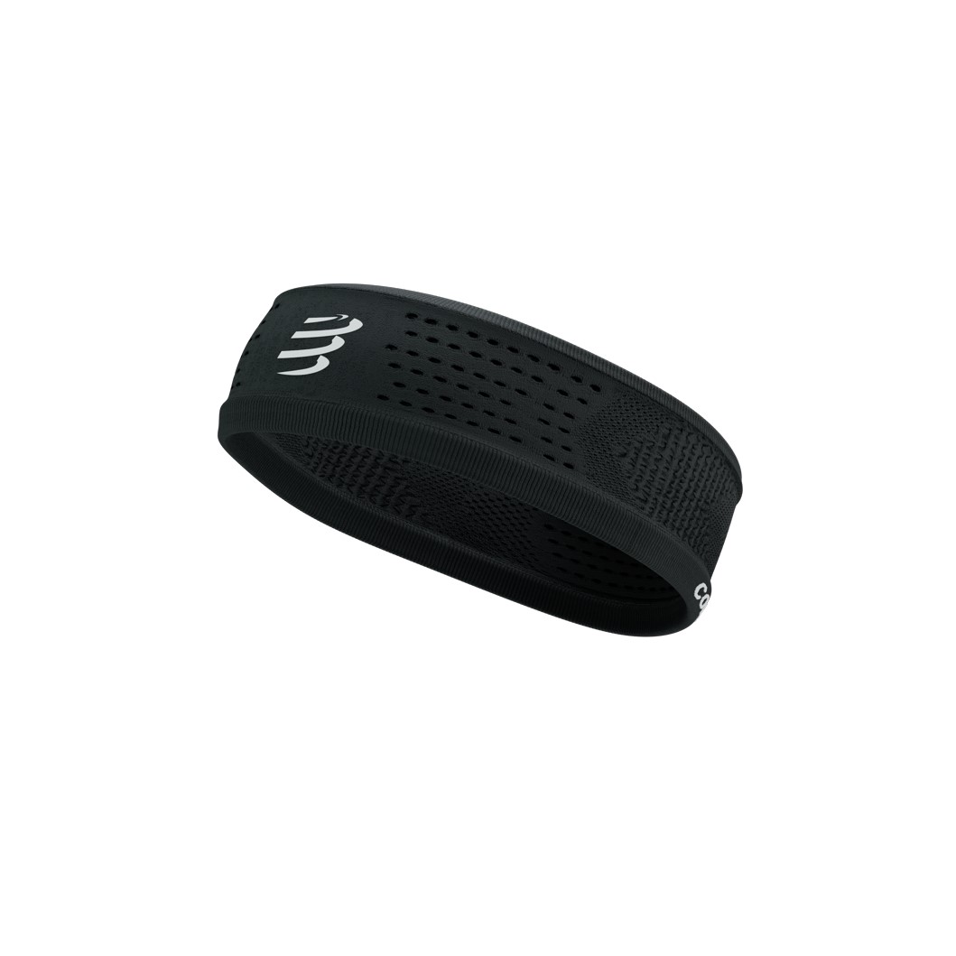 Compressport čelenka Thin Headband On/Off black Velikost: UNI