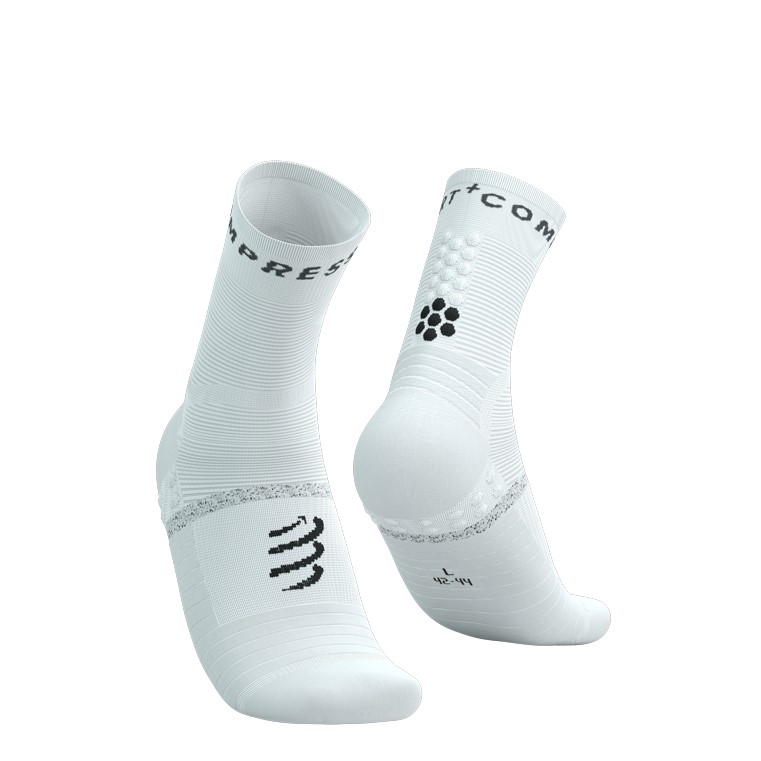 Compressport ponožky Pro Marathon Socks V2.0 white black Velikost: T2