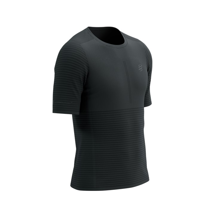 Compressport tričko Pro Racing Ss Tshirt M black Velikost: M