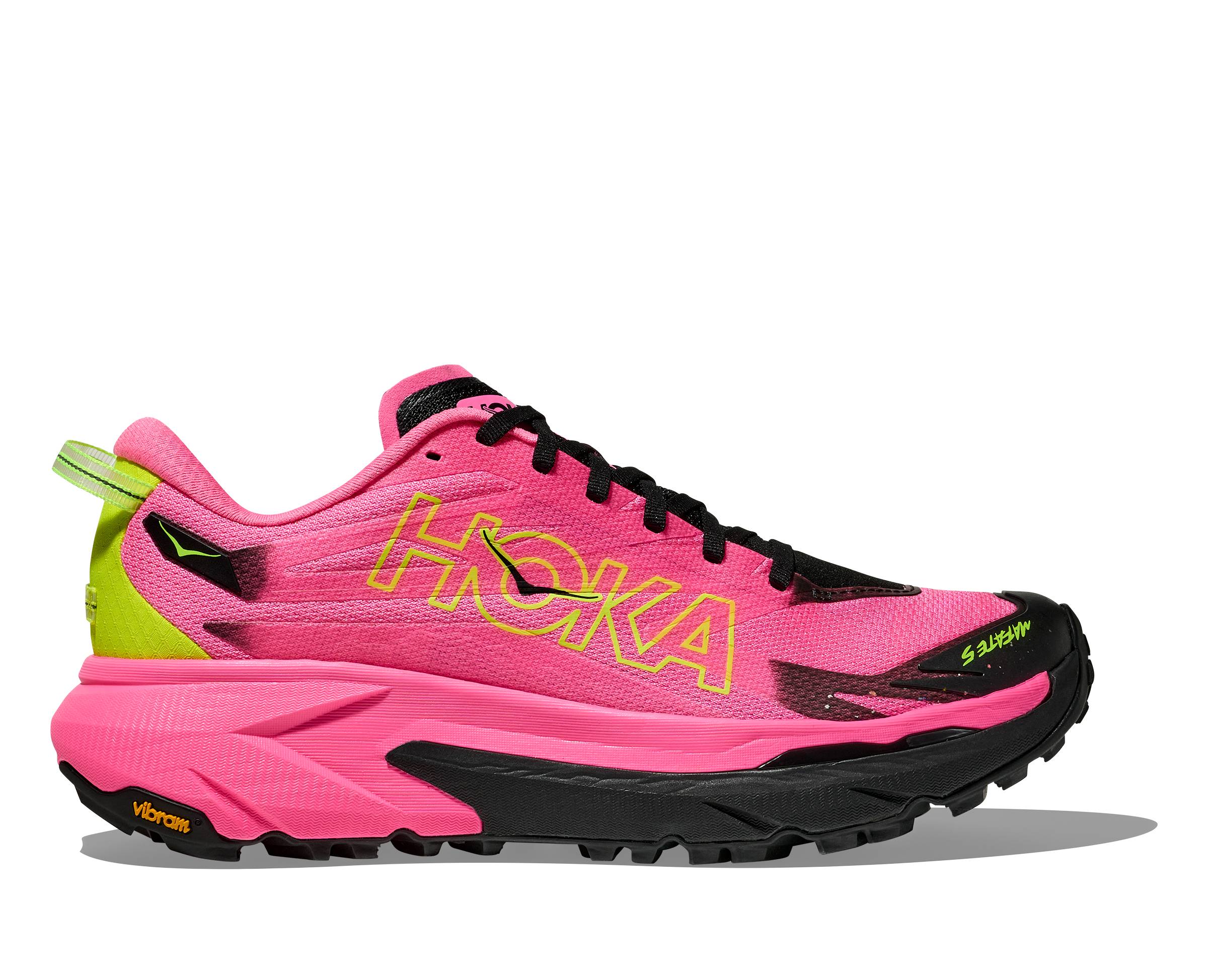Hoka One One obuv Mafate 5 W neon rose - black Velikost EU: 42