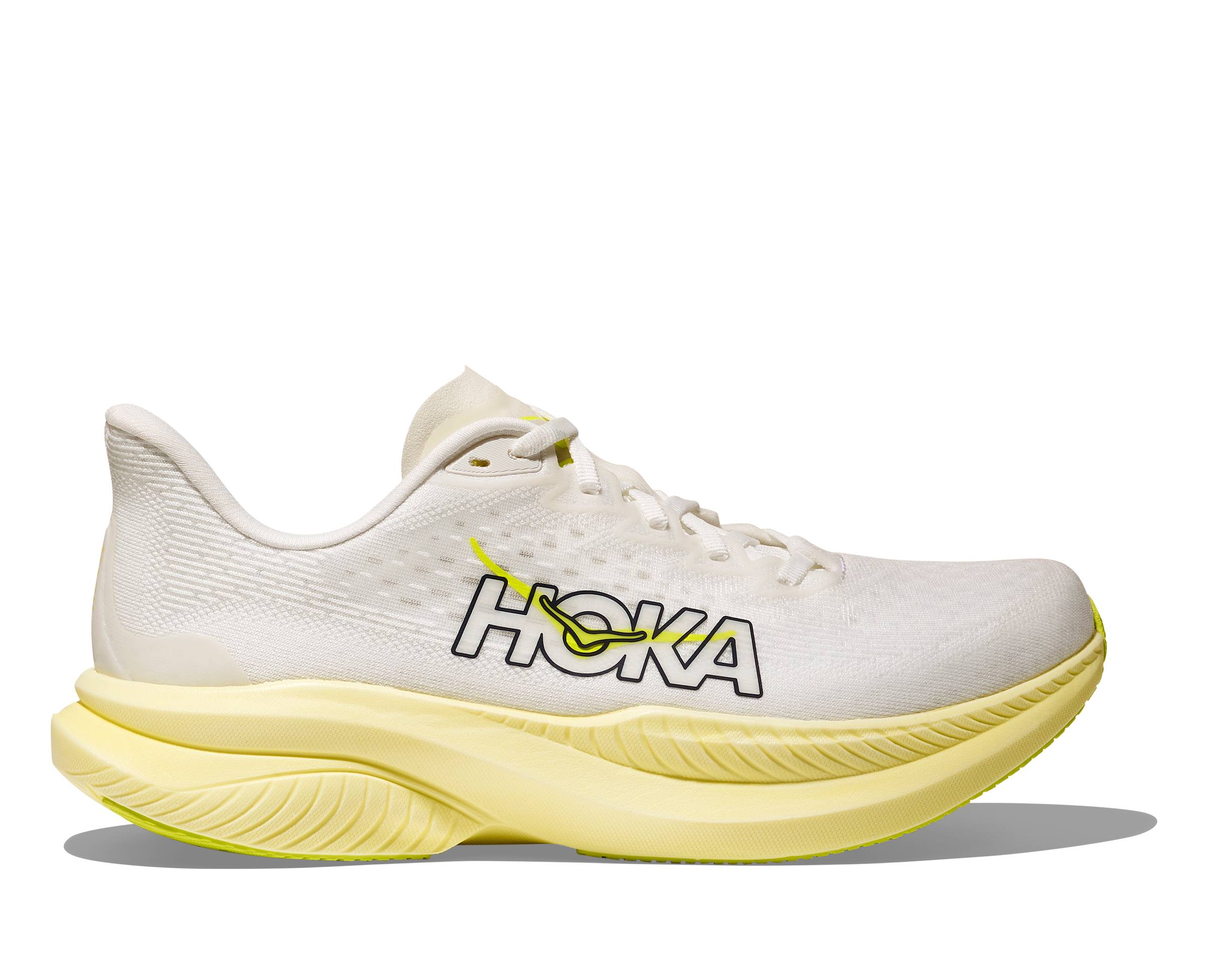 Hoka One One obuv Mach 6 W white - neon hoka citrus Velikost EU: 38