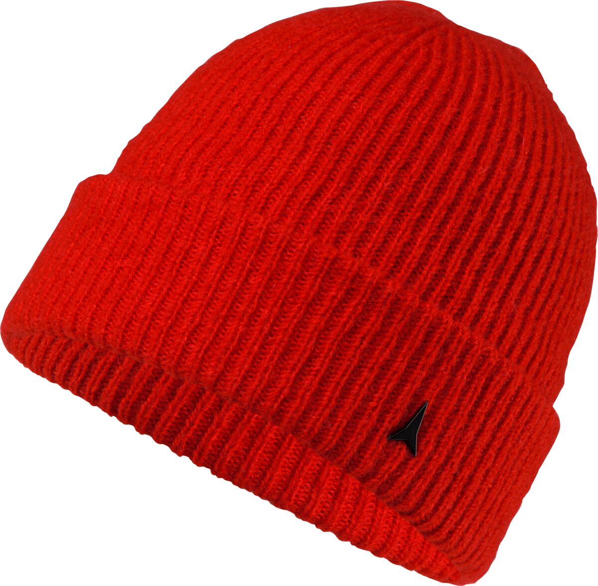 Atomic čepice Double Cuff Knit Beanie red Velikost: UNI