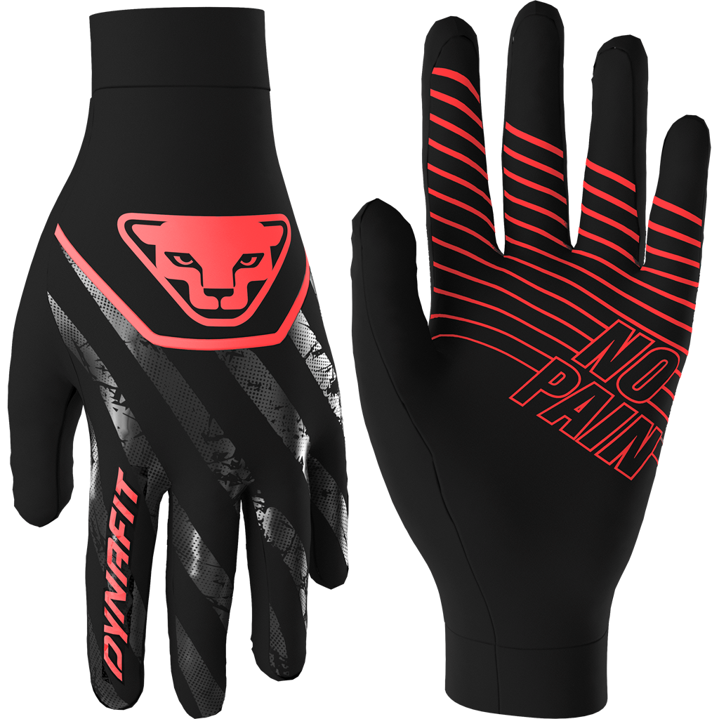 Dynafit rukavice Trail Reflective Gloves black-red Velikost: S