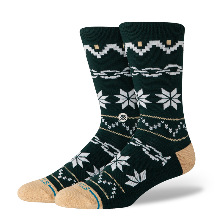 Stance ponožky Break The Season Crew pine Velikost: M