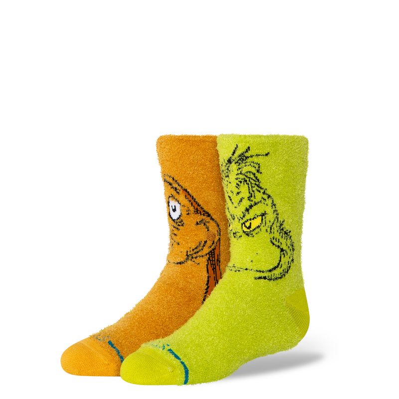 Stance ponožky Grinch And Max Kids green Velikost: M