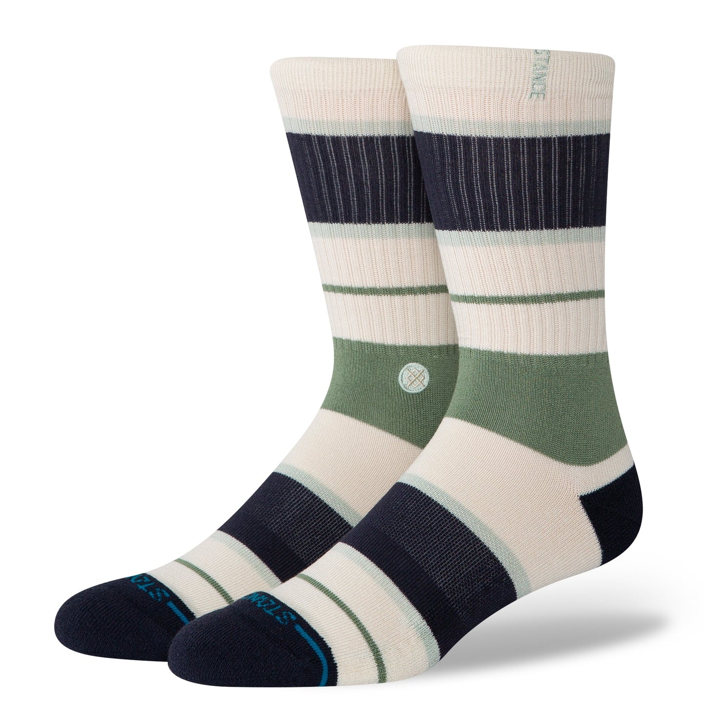 Stance ponožky Striped Delight Crew canvas Velikost: L