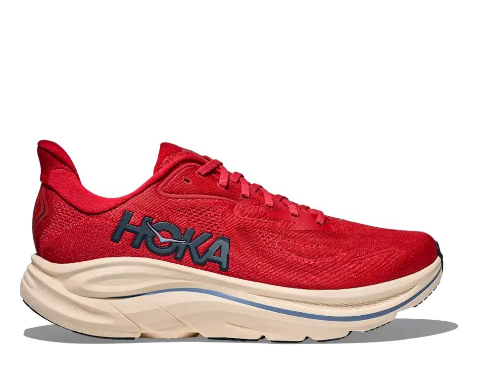 Hoka One One obuv Clifton 10 M vermillion - varsity navy Velikost EU: 47 1/3
