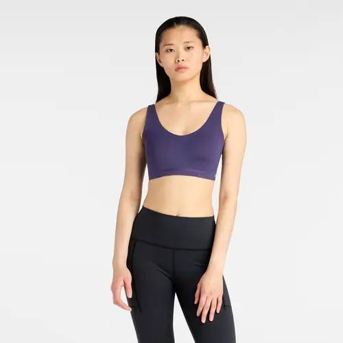 New Balance podprsenka NB RC Bra purple Velikost: SM0