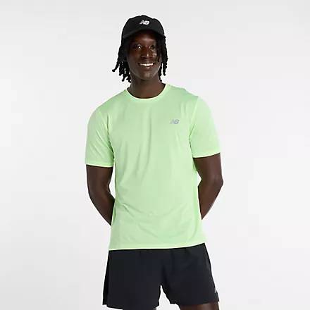 New Balance tričko Athletics T-Shirt M green Velikost: S
