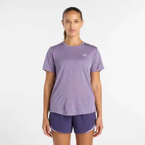 New Balance tričko Athletics T-Shirt W purple Velikost: S