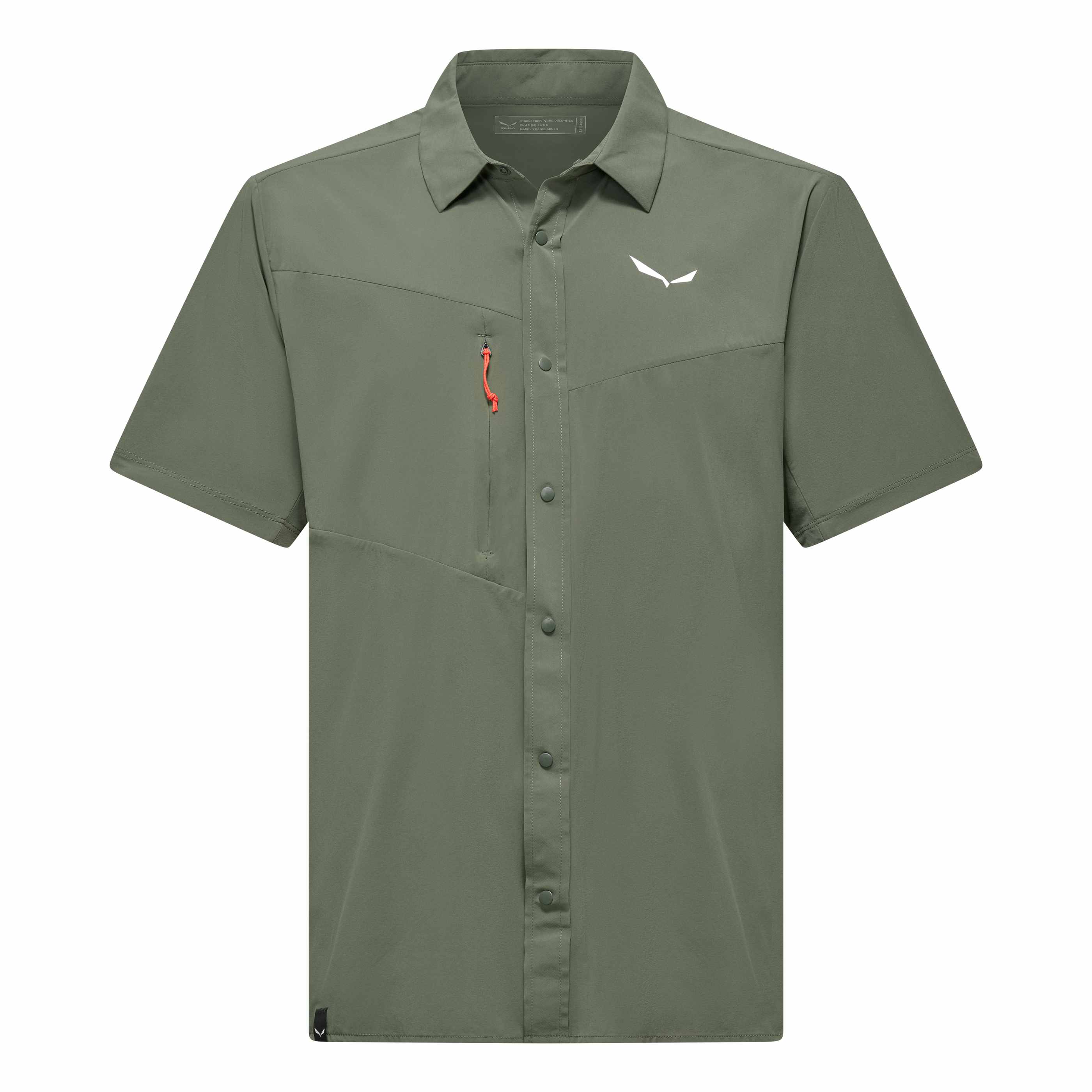 Salewa košeľa Puez S/S Shirt  M faded green Velikost: M