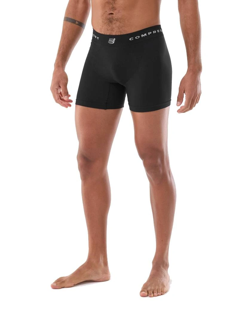 Compressport boxerky Seamless Boxer M black Velikost: M