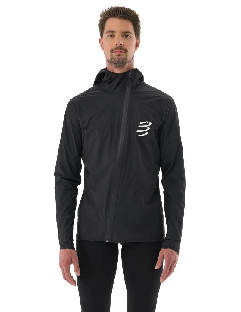 Compressport bunda Hurricane WP 10/10 Jacket black Velikost: L