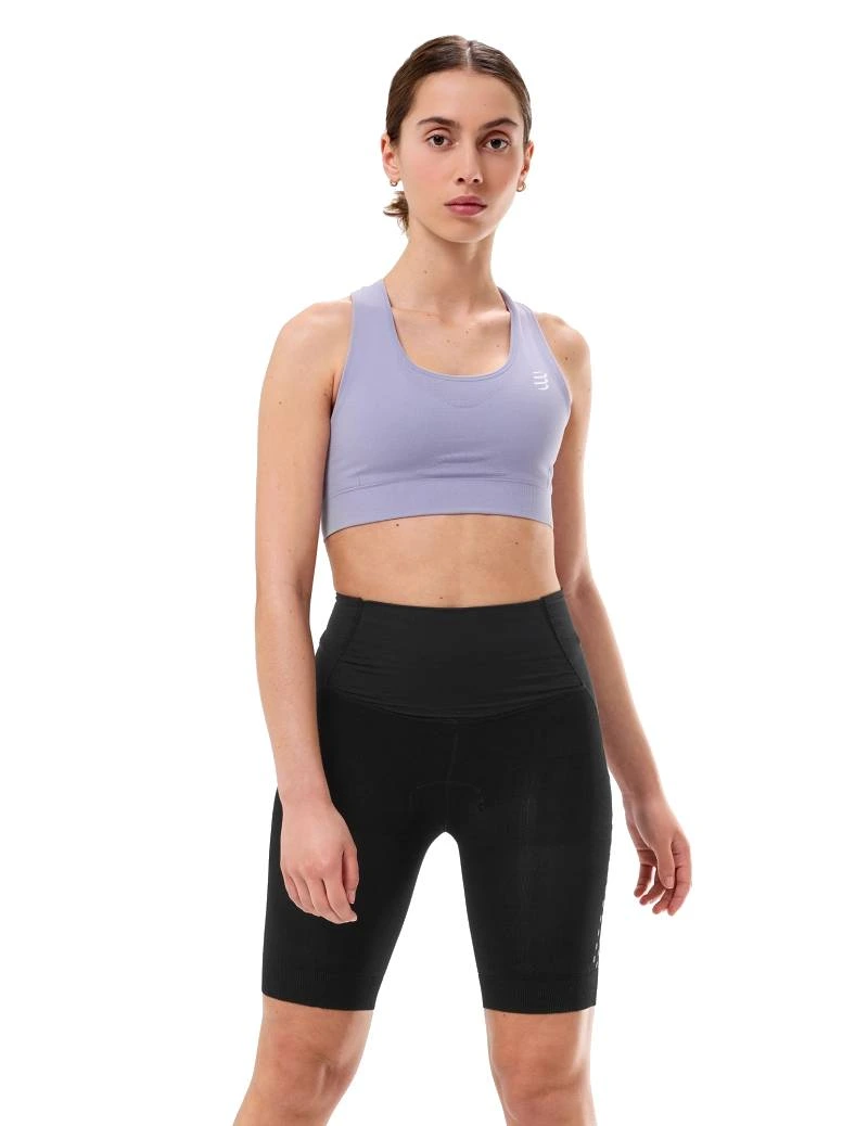 Compressport podprsenka Feelfree Seamless Bra levander Velikost: M