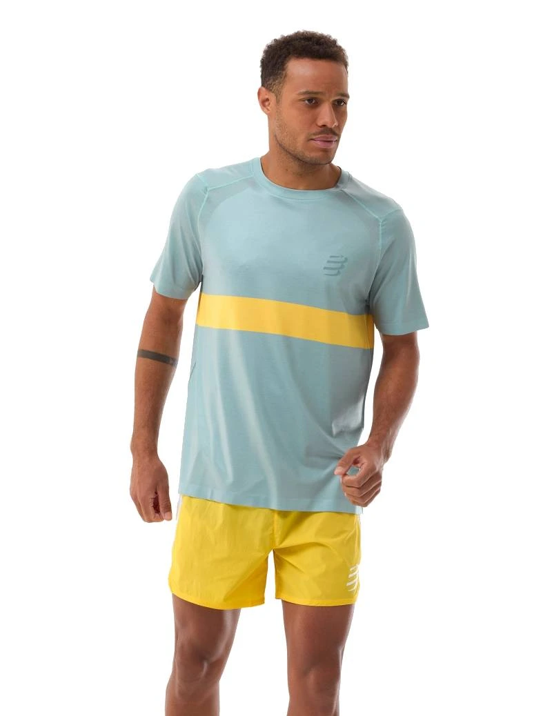 Compressport tričko Performance Ss Tshirt M ether-lemon Velikost: M