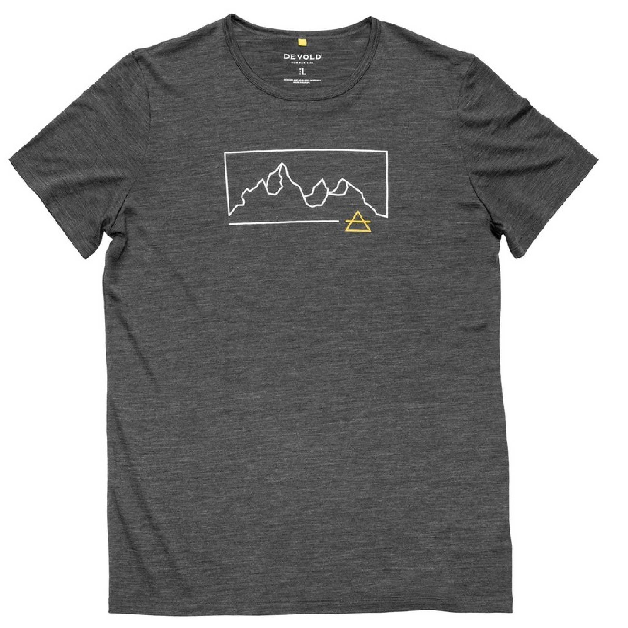 Devold tričko Active "Outline" Tee M antracite Velikost: L