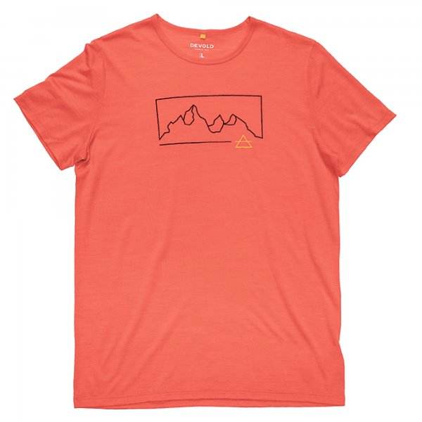 Devold tričko Active "Outline" Tee M cayenne Velikost: M
