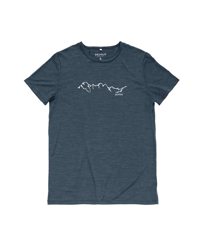 Devold tričko Active "Skyline" Tee M night Velikost: L