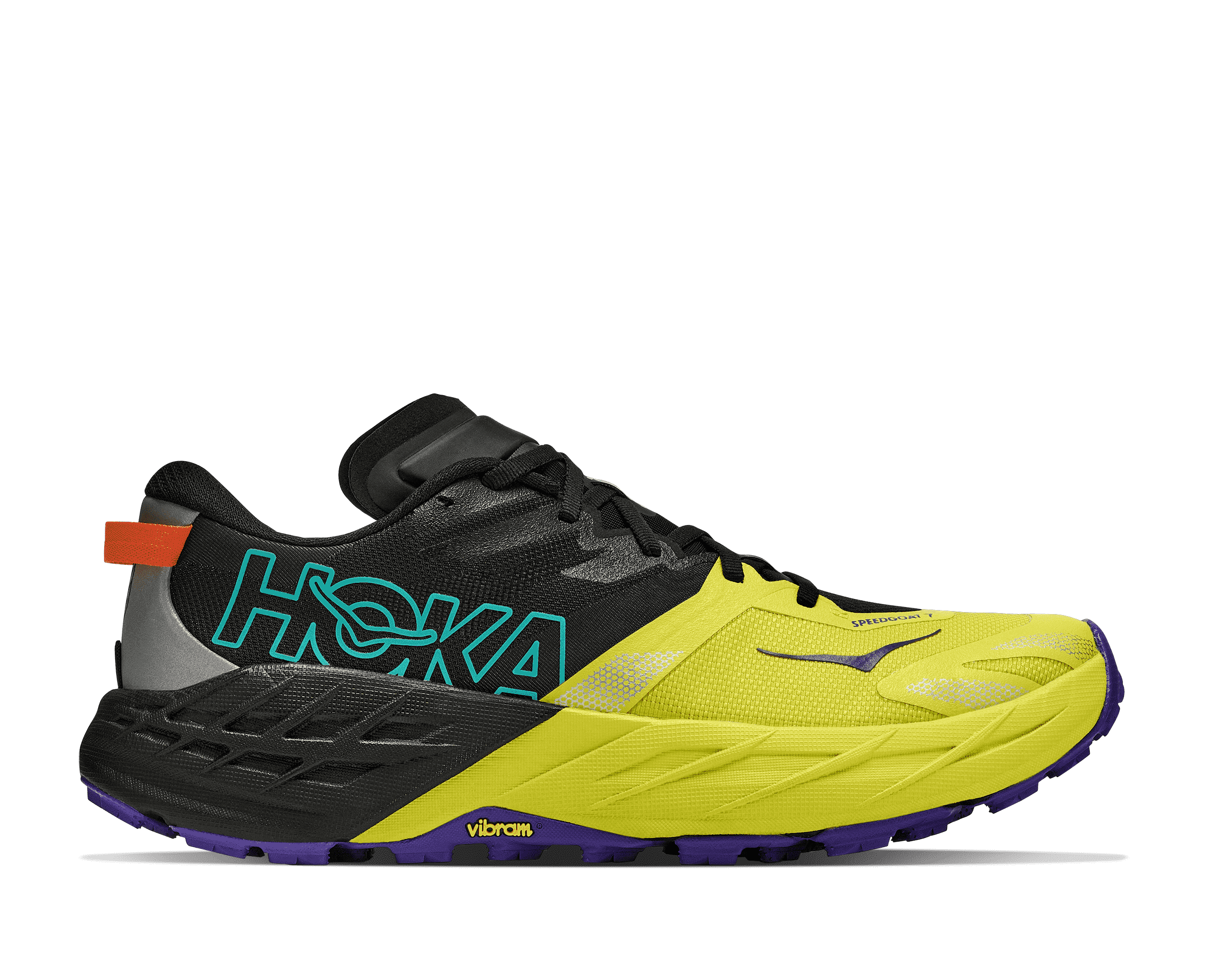Hoka One One obuv Speedgoat 7 M black-hoka citrus Velikost EU: 44