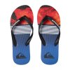 QUIKSILVER - šlapky MOLOKAI LAVA DIVISION black/red/blue (Velikost 40)