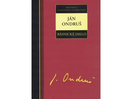 Básnické dielo - Ján Ondruš