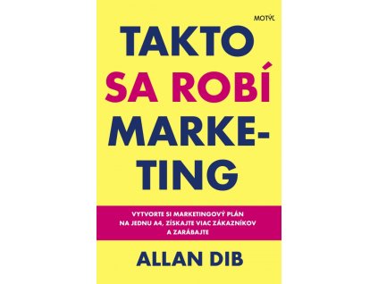 Takto sa robí marketing