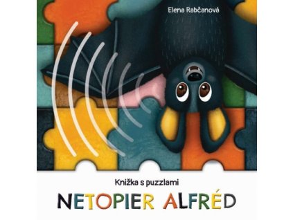 Netopier Alfréd - knižka s puzzlami