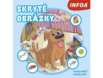 Skryté obrázky - modrý zošit