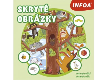 Skryté obrázky - zelený zošit
