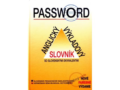 Password - Anglický výkladový slovník so slovenskými ekvivalentmi -4.vydanie