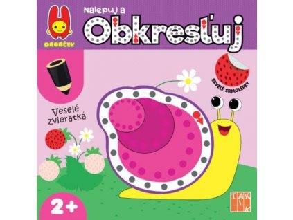 Veselé zvieratká - nalepuj a obkresľuj