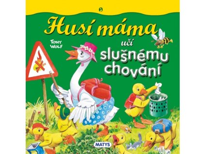 Husí máma učí slušnému chování (CZ)