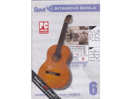 Gitarová škola - 6 CD-ROM
