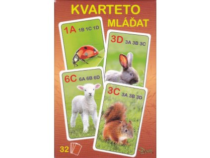 Kvarteto mláďat - karty