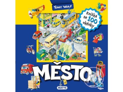 Město - knížka se 100 okénky (CZ)