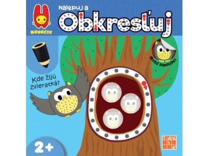 Kde žijú zvieratká? nalepuj a obkresľuj
