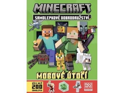 Minecraft - Samolepkové dobrodružství - Mobové útočí!