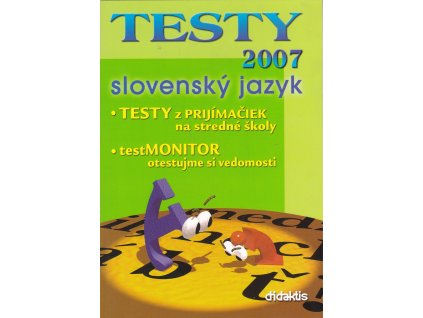Testy 2007 - Slovenský jazyk