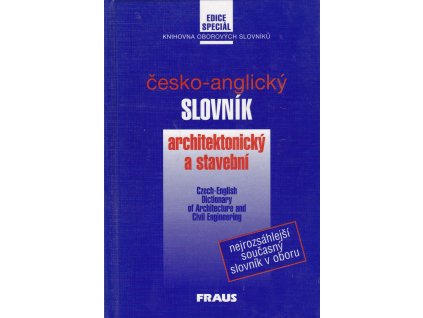 Česko-anglický slovník architektonický a stavební