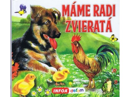 Štvorcové leporelo - Máme radi zvieratá