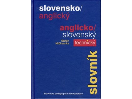 Slovensko/angllický, anglicko/slovenský technický slovník