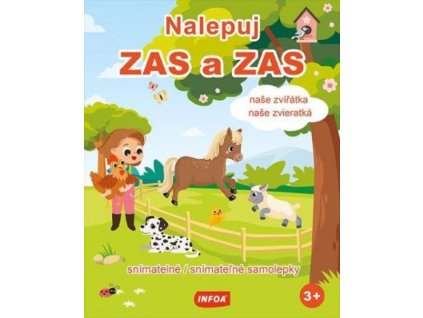 Nalepuj zas a zas - Naše zvieratká- snímatelné samolepky