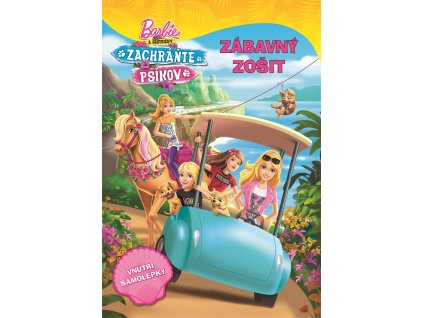 Barbie a sestričky Zachráňte psíkov Zábavný zošit