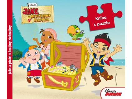 Jake a piráti z krajiny Nehrajiny - Kniha s puzzle