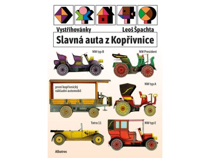 Vystřihovánky - Slavná auta z Kopřivnice