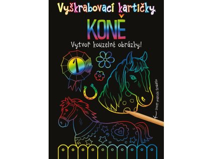 Vyškrabovací kartičky: Koně